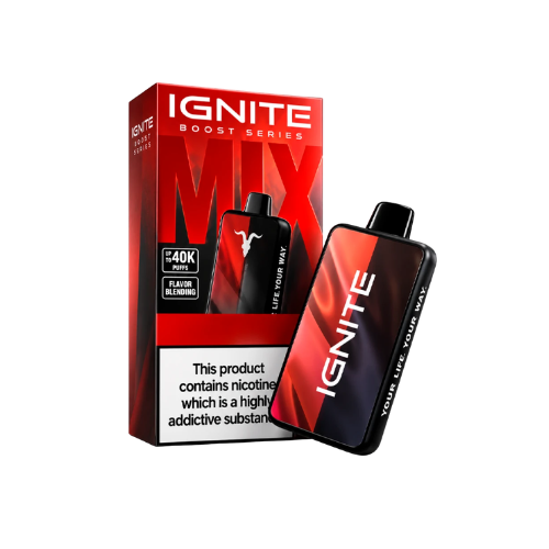Ignite V Mix Ultra Slim · Boost Series · 40.000 Puffs · 2x Sabores